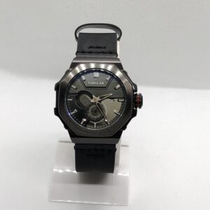 Tubular Leather Strip Watch