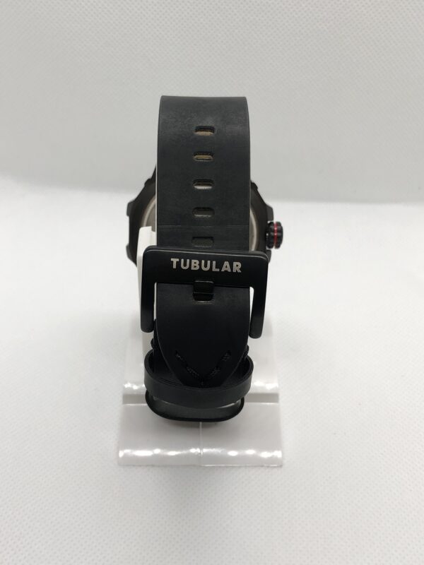 Tubular Leather Strip Watch - Image 2
