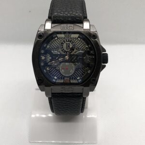 Tubular Leather Strip Watch